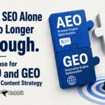Why SEO Alone Is No Longer Enough. The Case for AEO and GEO in Your Content Strategy
